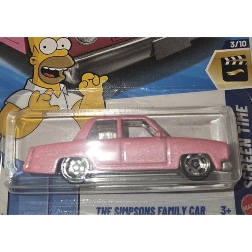 Hot Wheels The Simpsons Family Car CUSTOM Wheel & Tire Real Riders